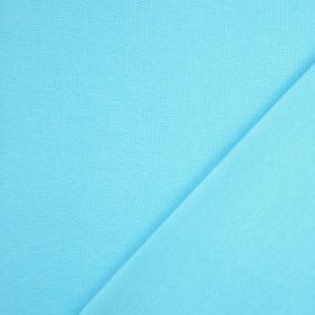 Bündchenstoff Feinripp Uni Ozeanblau